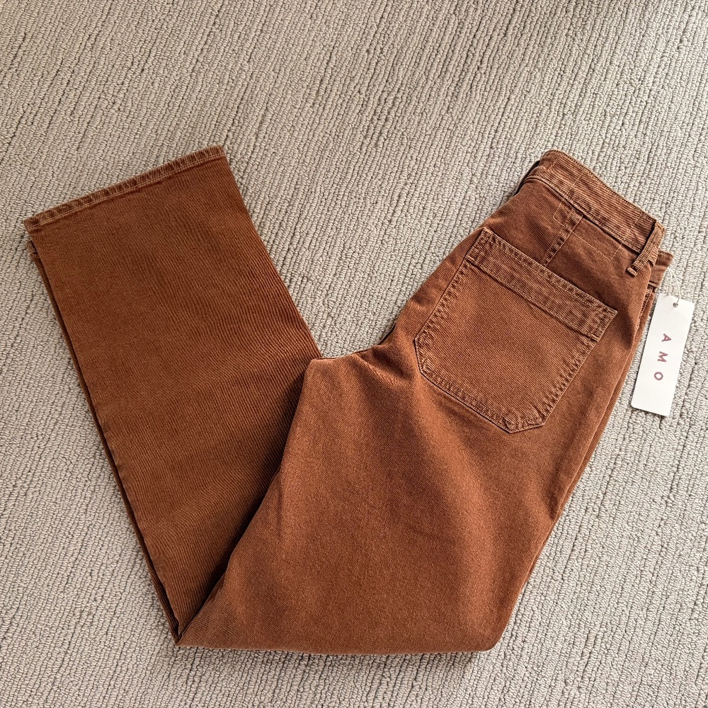 AMO Doris Utility Pant Jeans in Golden Sz 27 NWT $303!! - Picture 3 of 3